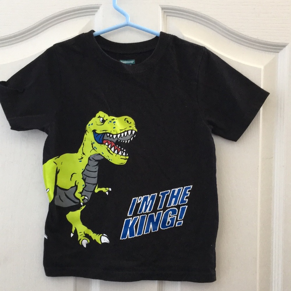 Boys’ Garanimals “I’m the King!” T-Rex Tee (4T)